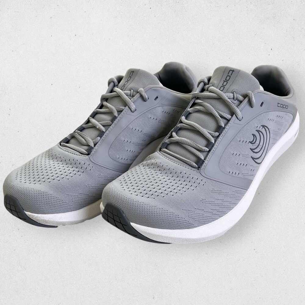 Topo Mens 11.5 Running Shoes ST-5 Gray Athletic Minimalist Zero Drop Lightweight